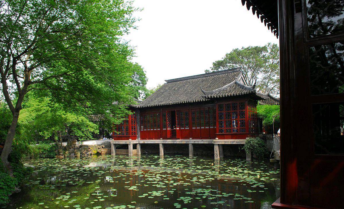 苏州藕园:古典园林中的诗情画意_徐枋_池塘_荷花