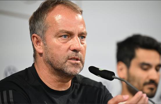 德国国家队主教练汉斯·弗里克谈到了日本国家队._比赛_对阵_世界杯