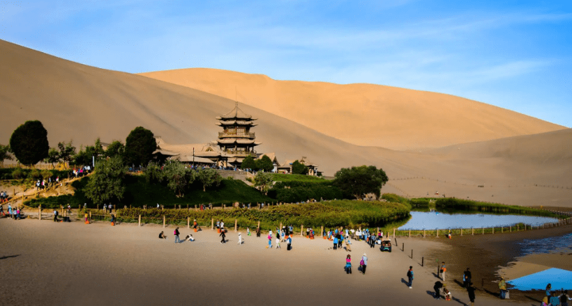 在玉门关,远眺边塞茫茫吧——敦煌旅游指南_见证_鸣沙山_大漠