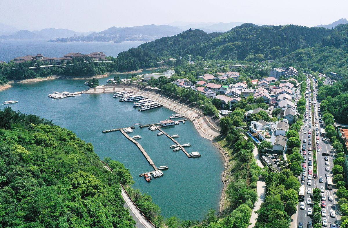 淳安县千岛湖中心湖区无比醉人_游客_游船_航线