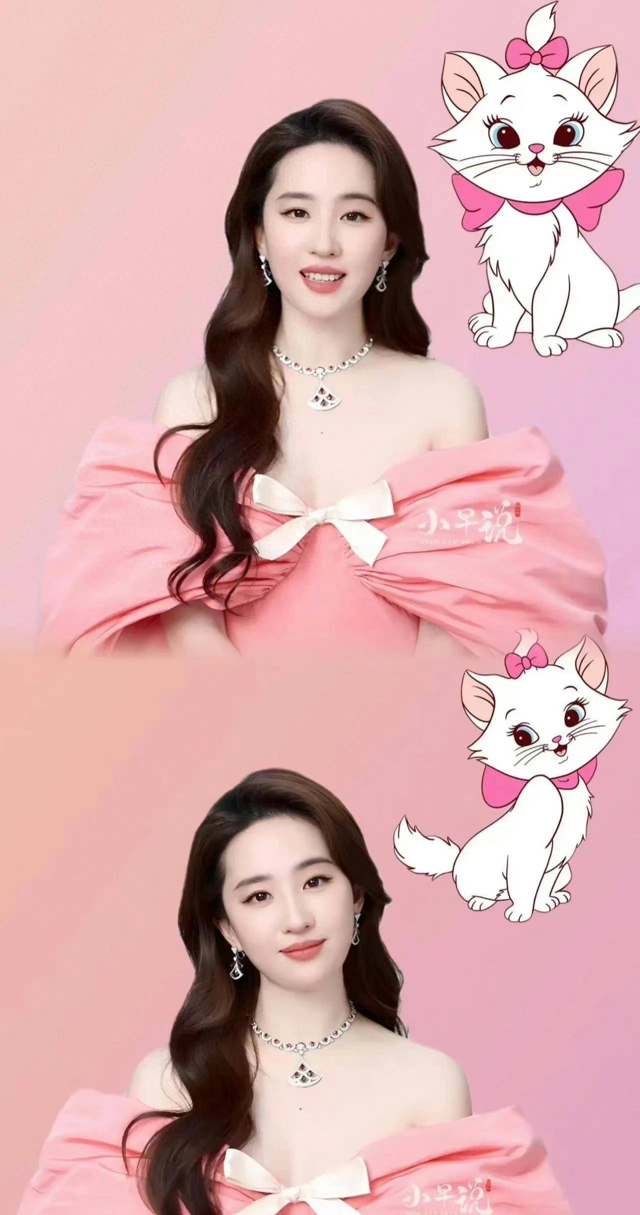 神仙姐姐和刘亦菲穿荔枝裙!女神可爱的照片让大家惊叹不已!