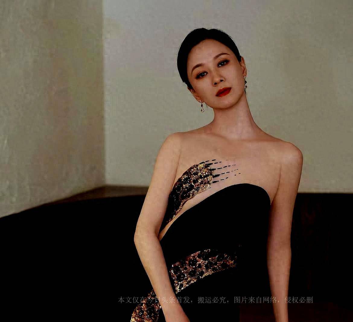 45岁倪虹洁的时尚红毯造型大揭秘