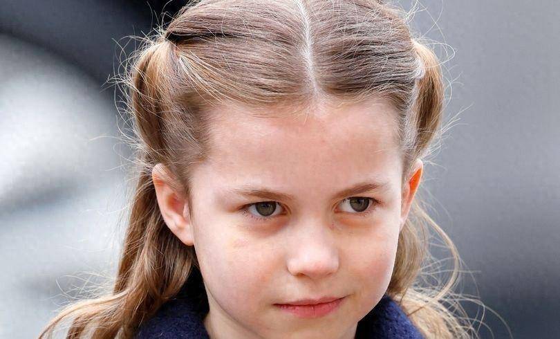 唯一的蓝眼睛公主夏洛特:以前长得像戴安娜,现在7岁了越来越像女王