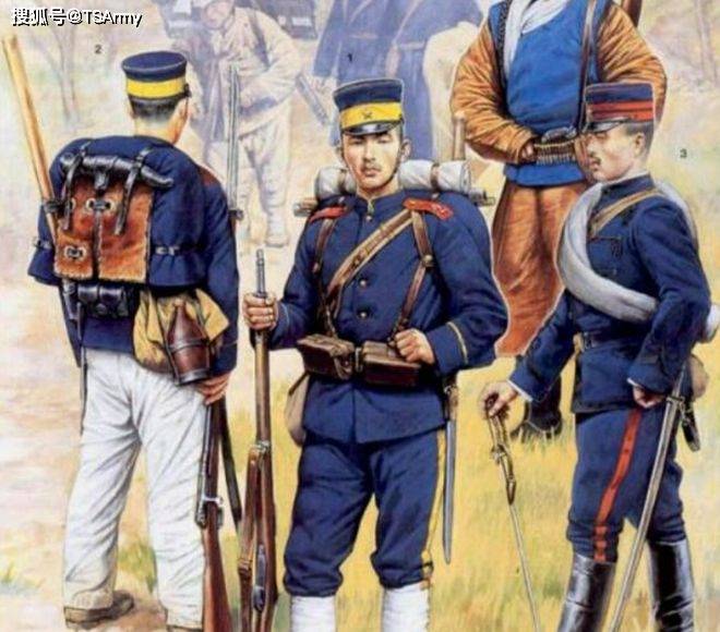 日俄战争期间,日本士兵所携带的11种单兵装备_明治_式步枪_背囊