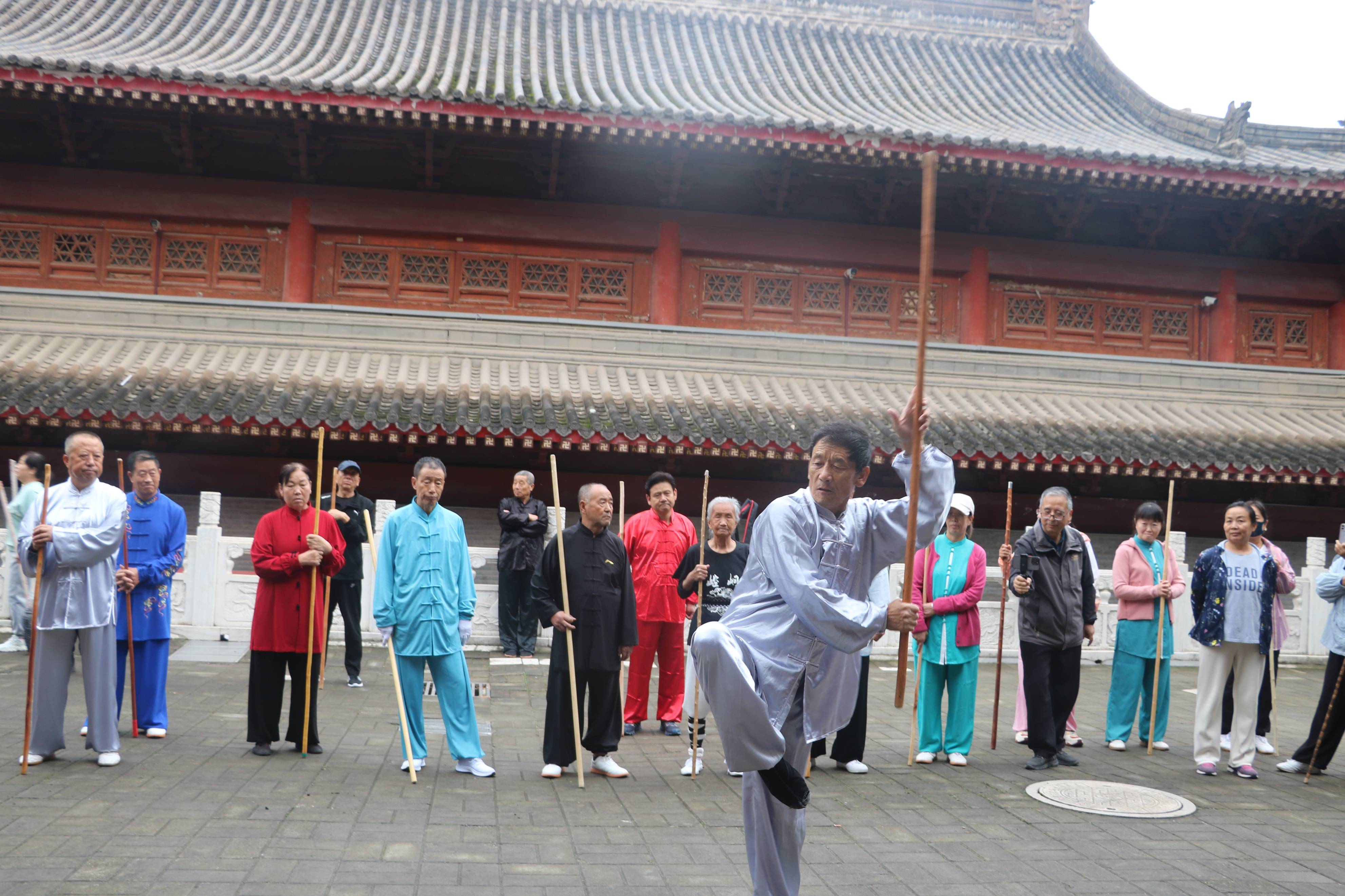平凉市崆峒武术传习所第五期《五手棍》培训班开班仪式_进步_套路