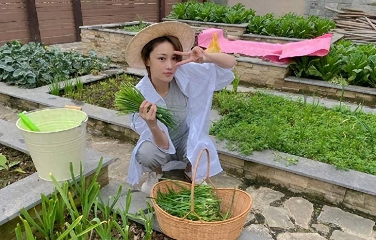 张馨予夫妇恩爱游丽江,何捷蹲地为老婆拍美照,5年军婚幸福满满_照片