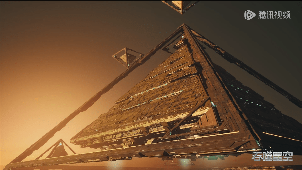 (图:吞噬星空-火星场景预告片)可能是玄机科技第一次尝试未来幻想类的