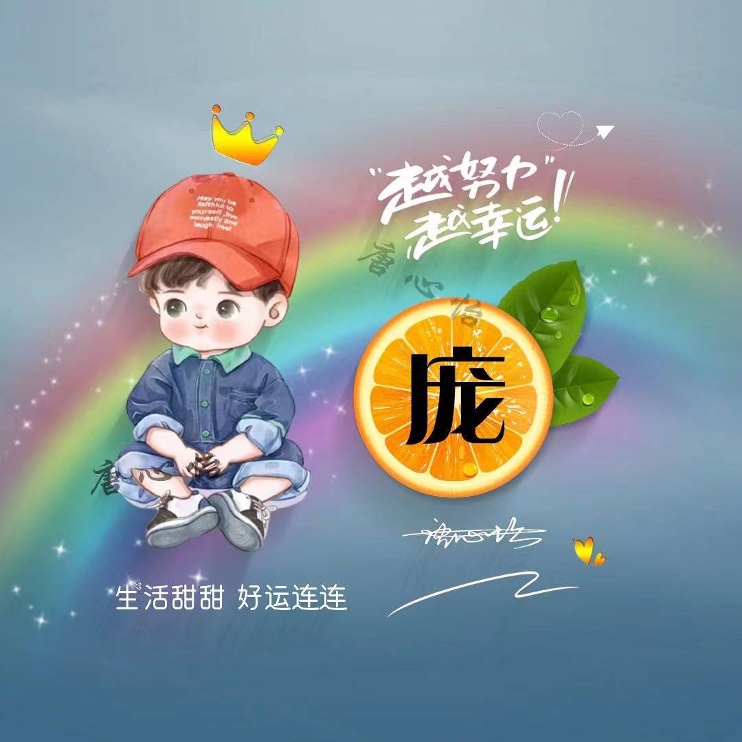 你的微信头像该换一换了,2023姓氏头像62张,喜欢的请带走_世界_设计