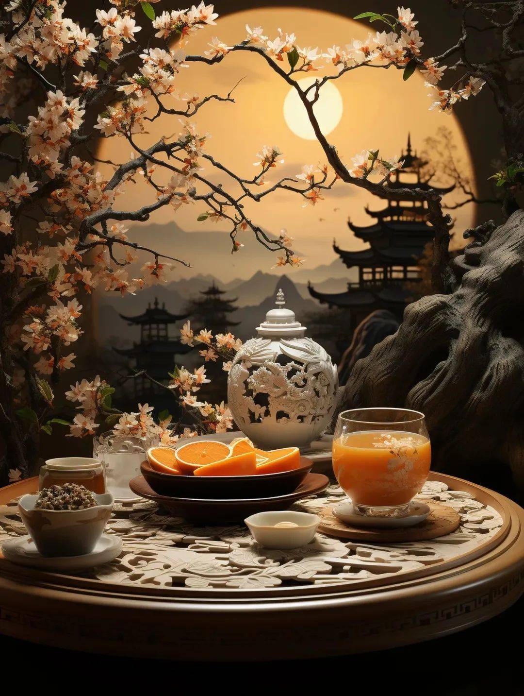 中秋茶礼‖ 白居易茗茶上新"温文如玉"高端礼盒装_月饼_茶树_品质