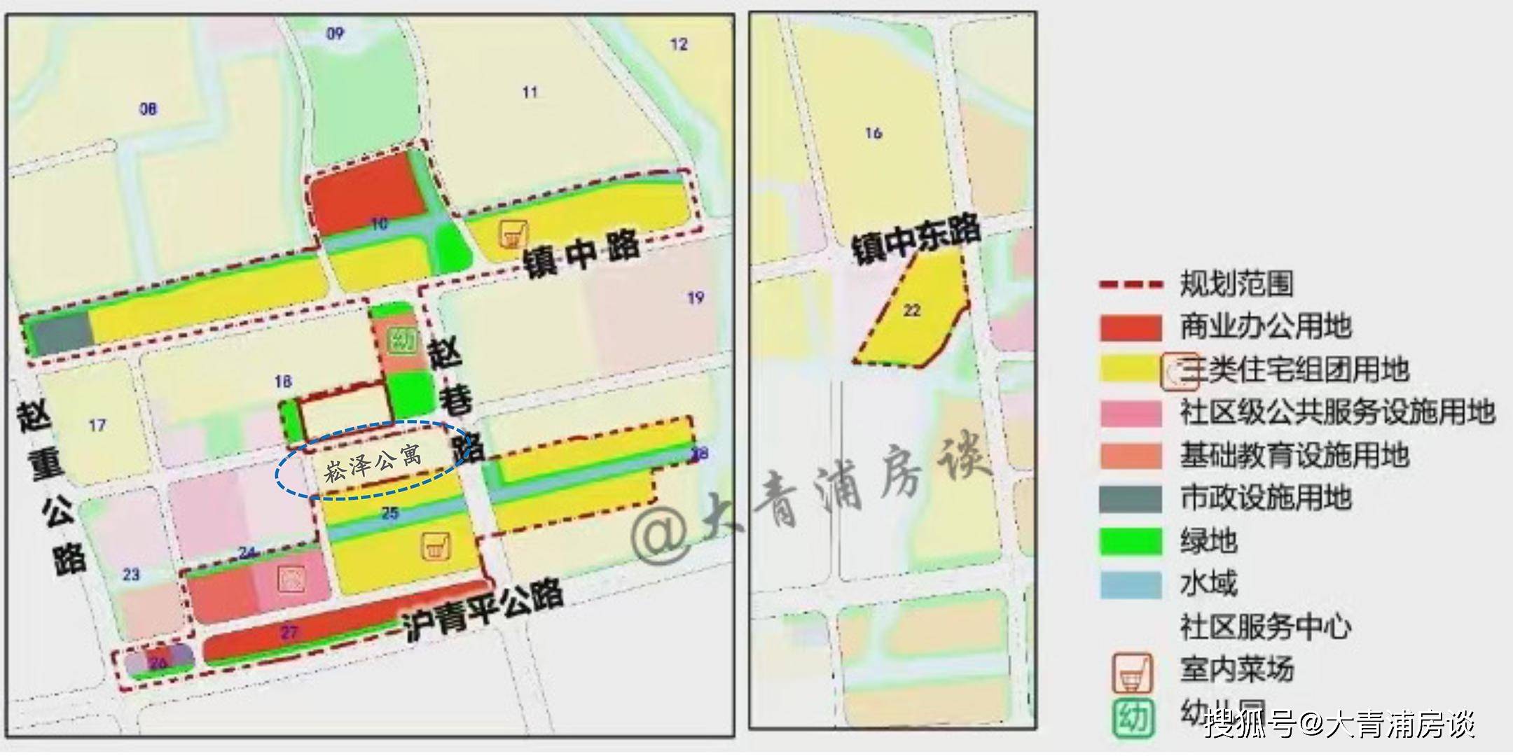 青浦夏阳街道规划图图片