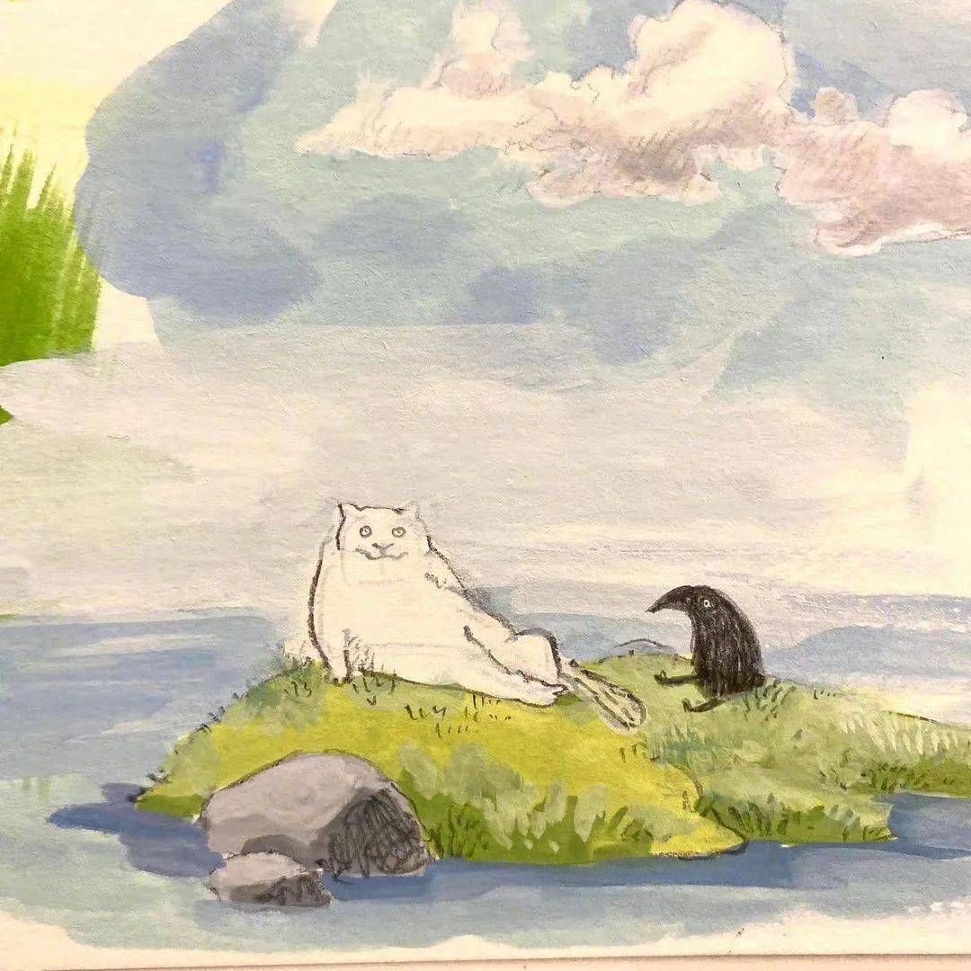 kathy lam:猫咪今天有点颓