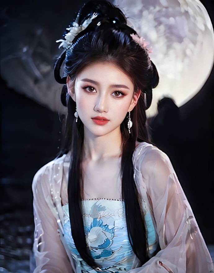 杨颖,祝绪丹和王熙然三女星扮演嫦娥,各有各的美,你喜欢哪个呢?