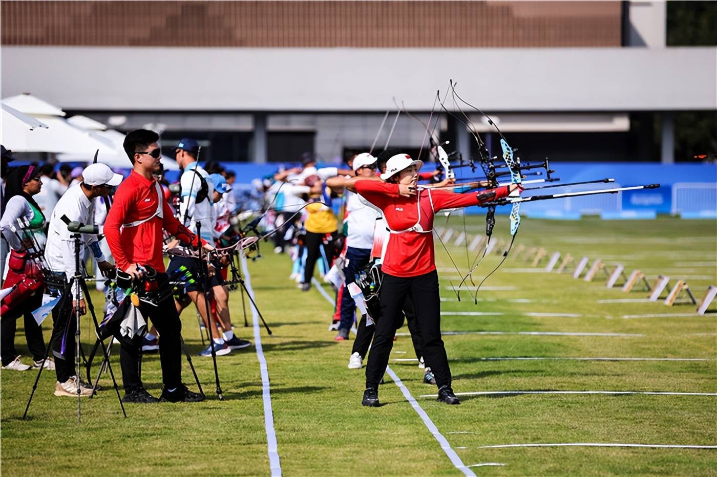 图集丨亚运会射箭混合团体赛中国队晋级八强_吉林_日报_运动