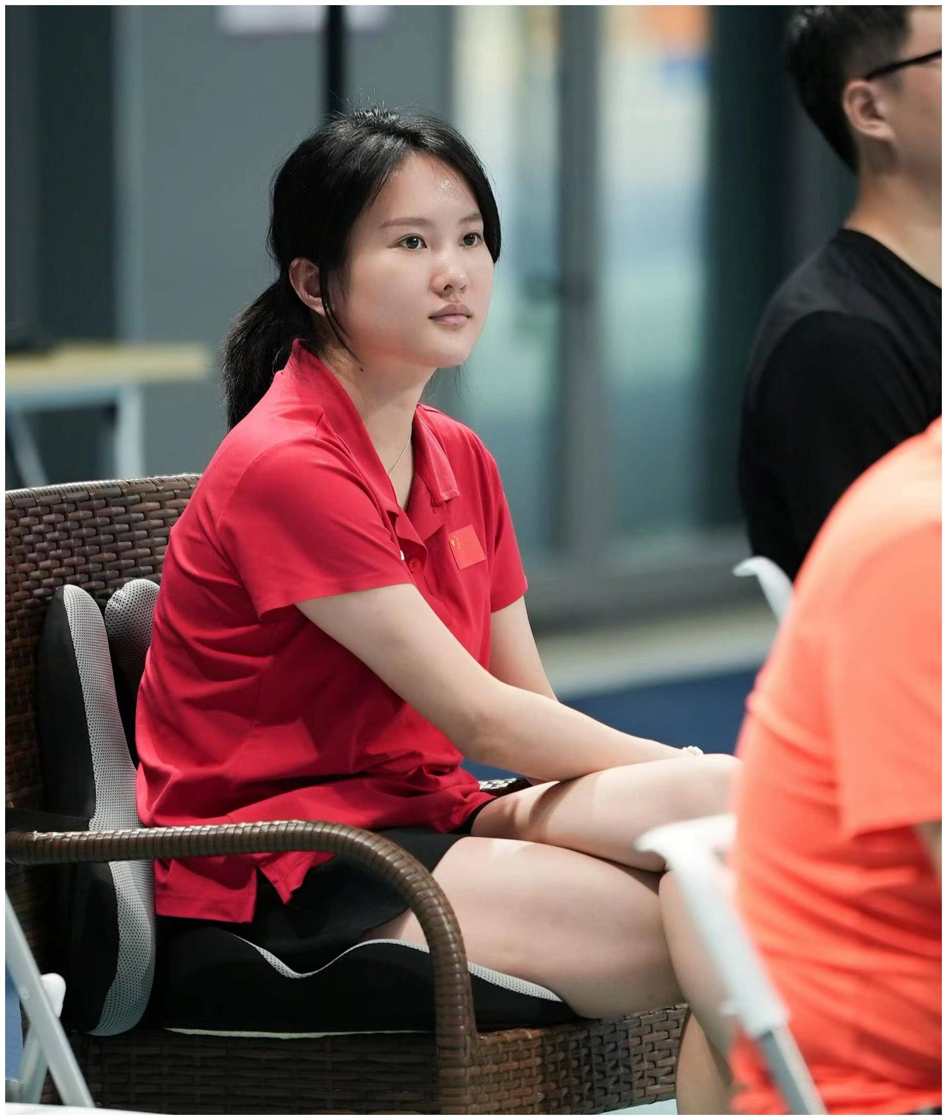 如果没有全红婵的比赛,中国跳水队无论是媒体席还是观众席都只剩下