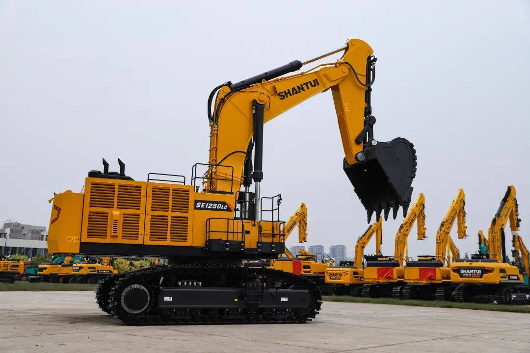 山推se1250矿用挖掘机震撼下线_搜狐汽车_搜狐网