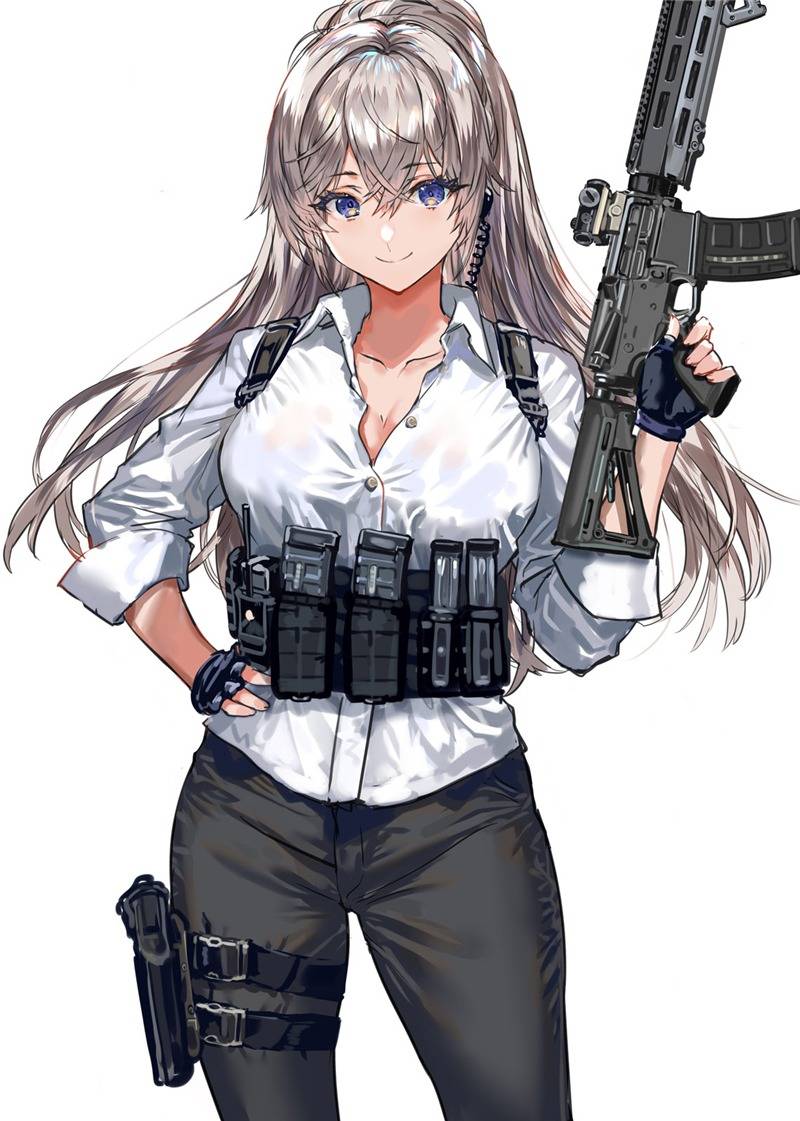 分享一组酷帅壁纸 枪特辑p站二次元美图欣赏