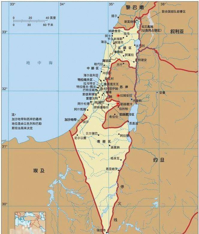 巴勒斯坦法定首都为耶路撒冷,但现状是,耶城已全部被以色列占据,且被