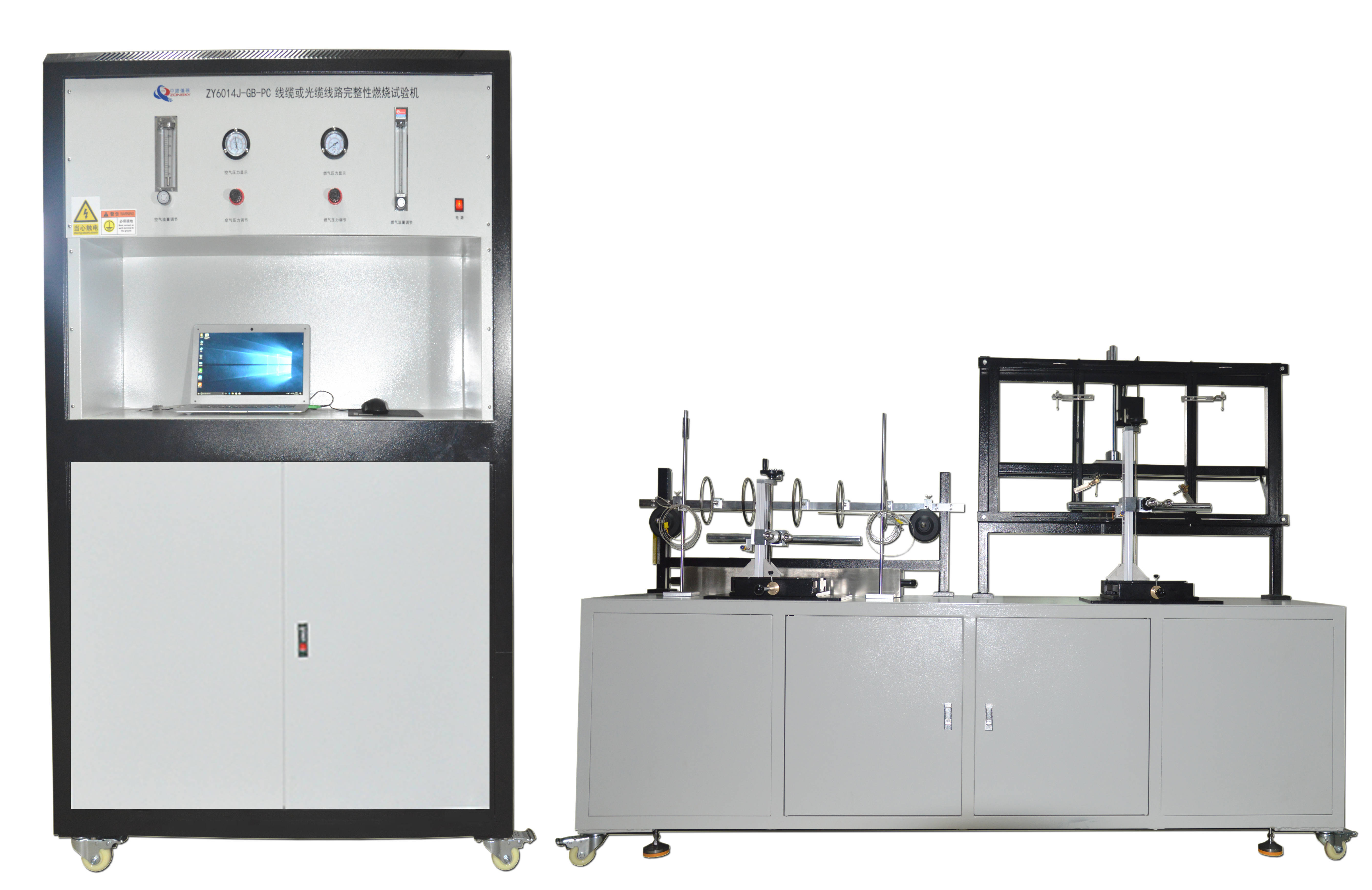 耐火电缆线路完整性燃烧试验机装置设备|zy6014j耐火电缆线路完整性