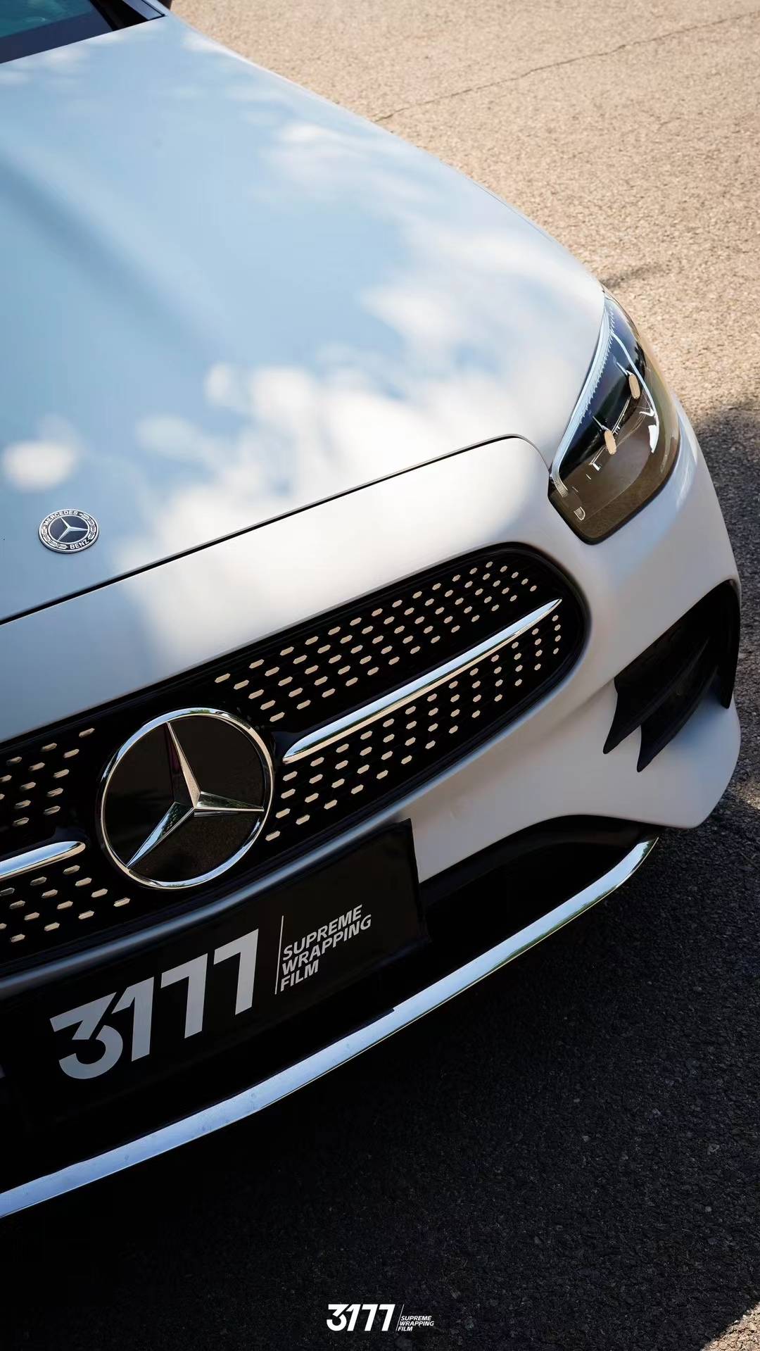 奔驰3177改色膜pet远山灰 ,更添一份轻奢温柔_兰迪_气质_灰色