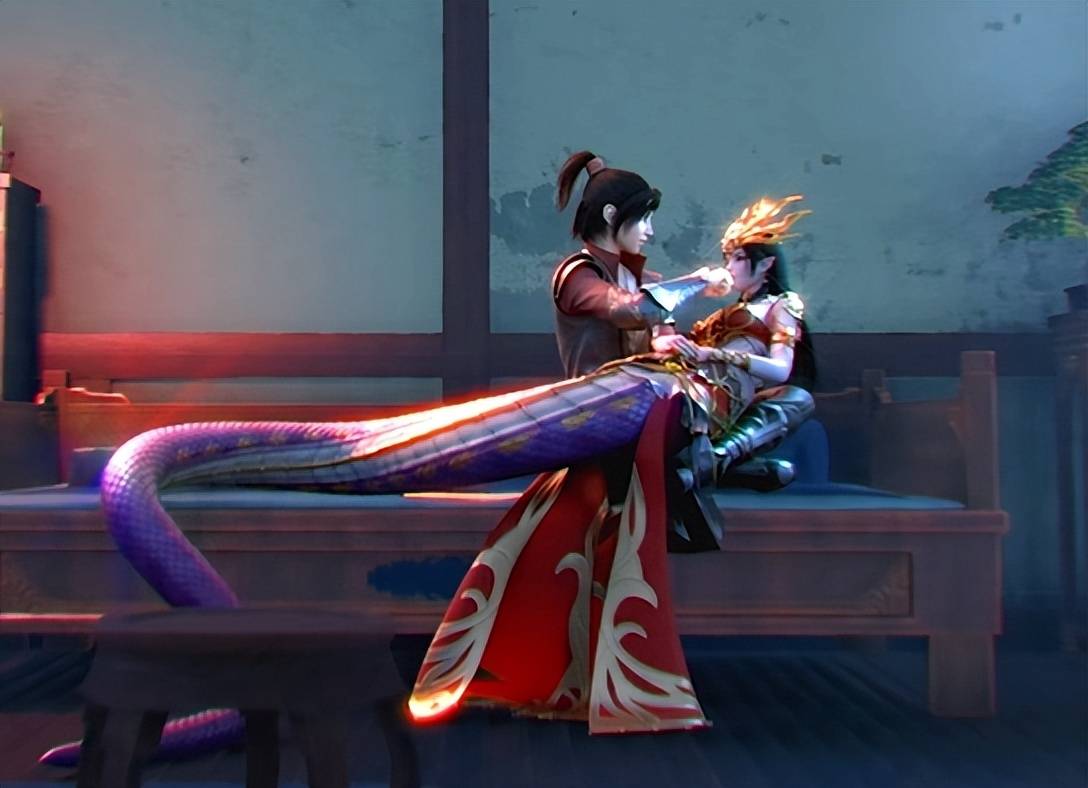 《斗破苍穹》中,美杜莎之女最终倾心于谁?_萧潇_萧炎_牧尘那