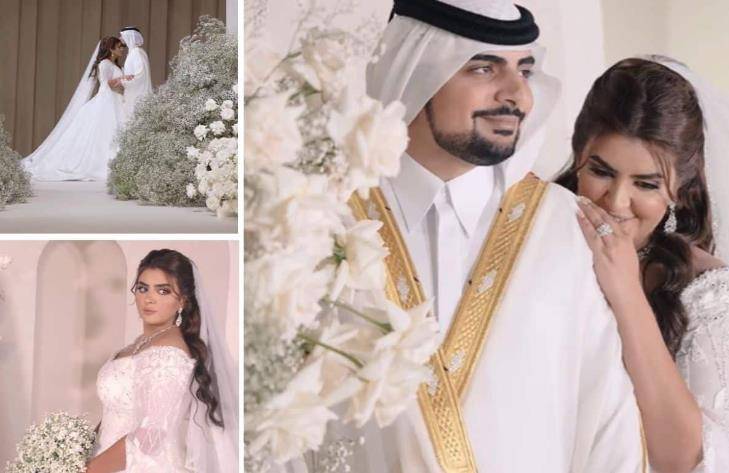 哈曼丹的婚礼好奇葩,新娘谢克哈全程缺席,宾客们都没见到真容_迪拜