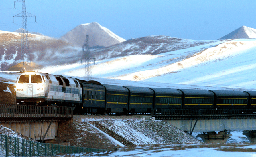 青藏铁路美图图片