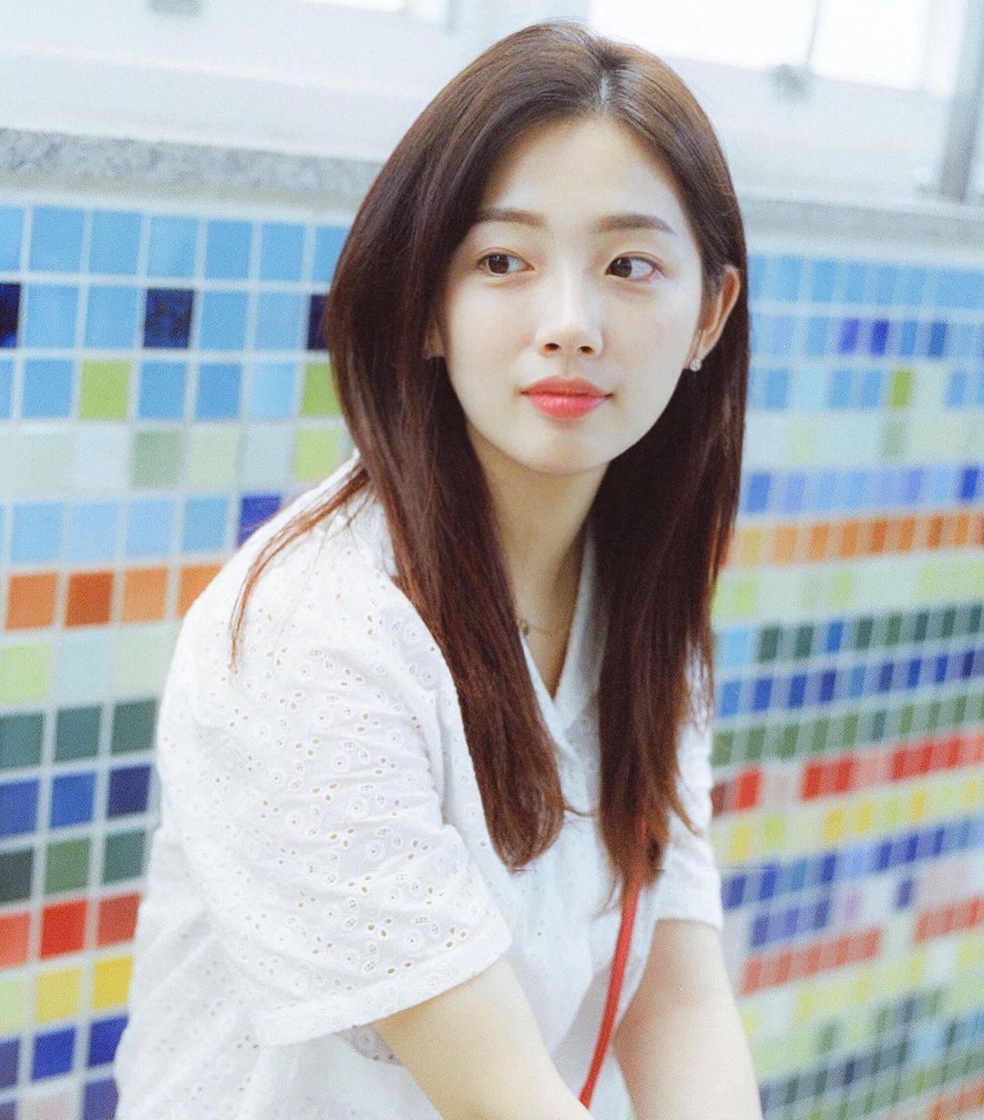 电子工学院的清纯系正妹,肤白貌美的国民初恋脸让人好心动_eunjae_lee