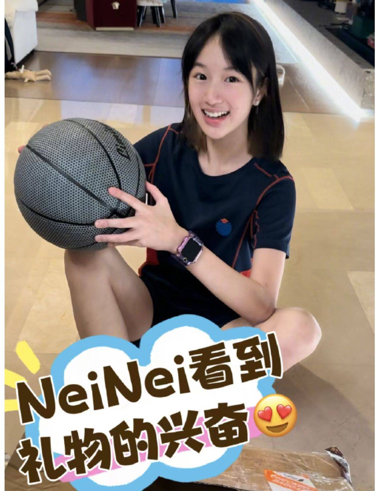 救命sos吴尊女儿neinei颜值绝了啊! !