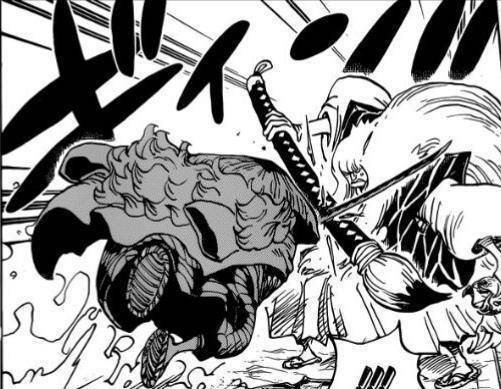 除了河松和山治以外,只有乌索普架起了弹弓,其他人基本看戏状态.