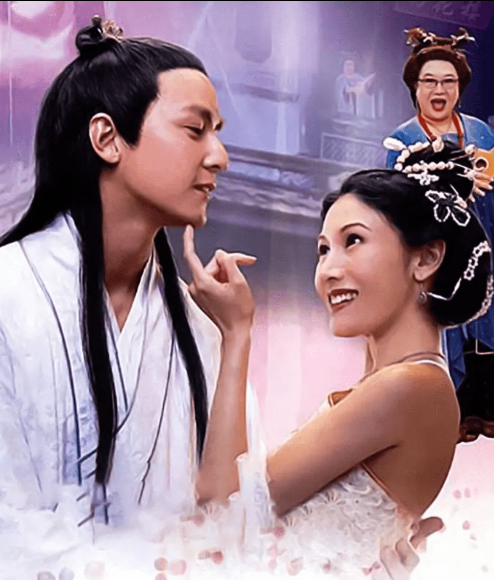 剧中名妓杜十娘(李嘉欣饰)与书生(吴彦祖饰)一见钟情,坠入爱河.