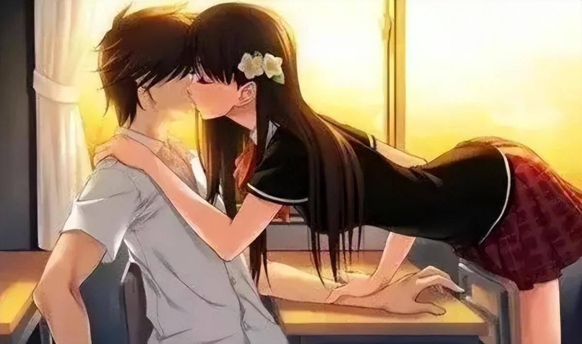 你可以试着把手放在对方的脸颊上,让你们的触碰更加温柔而且亲密.