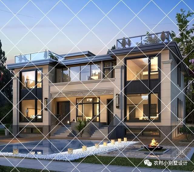 30套现代风格农村小别墅,造型简约时尚,80,90后的朋友一定要看_房子