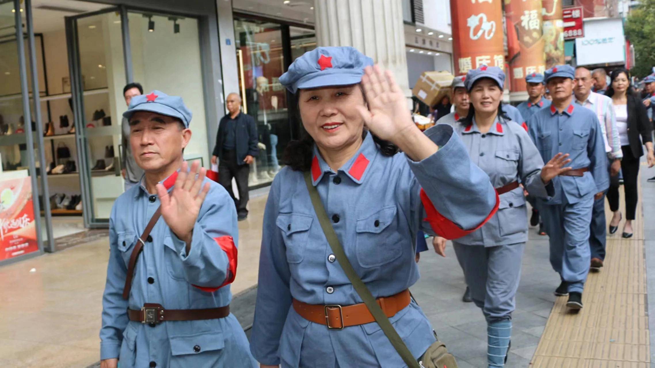 中国金榜电影人剧组特邀特型演员翁兴珍拍摄《重走长