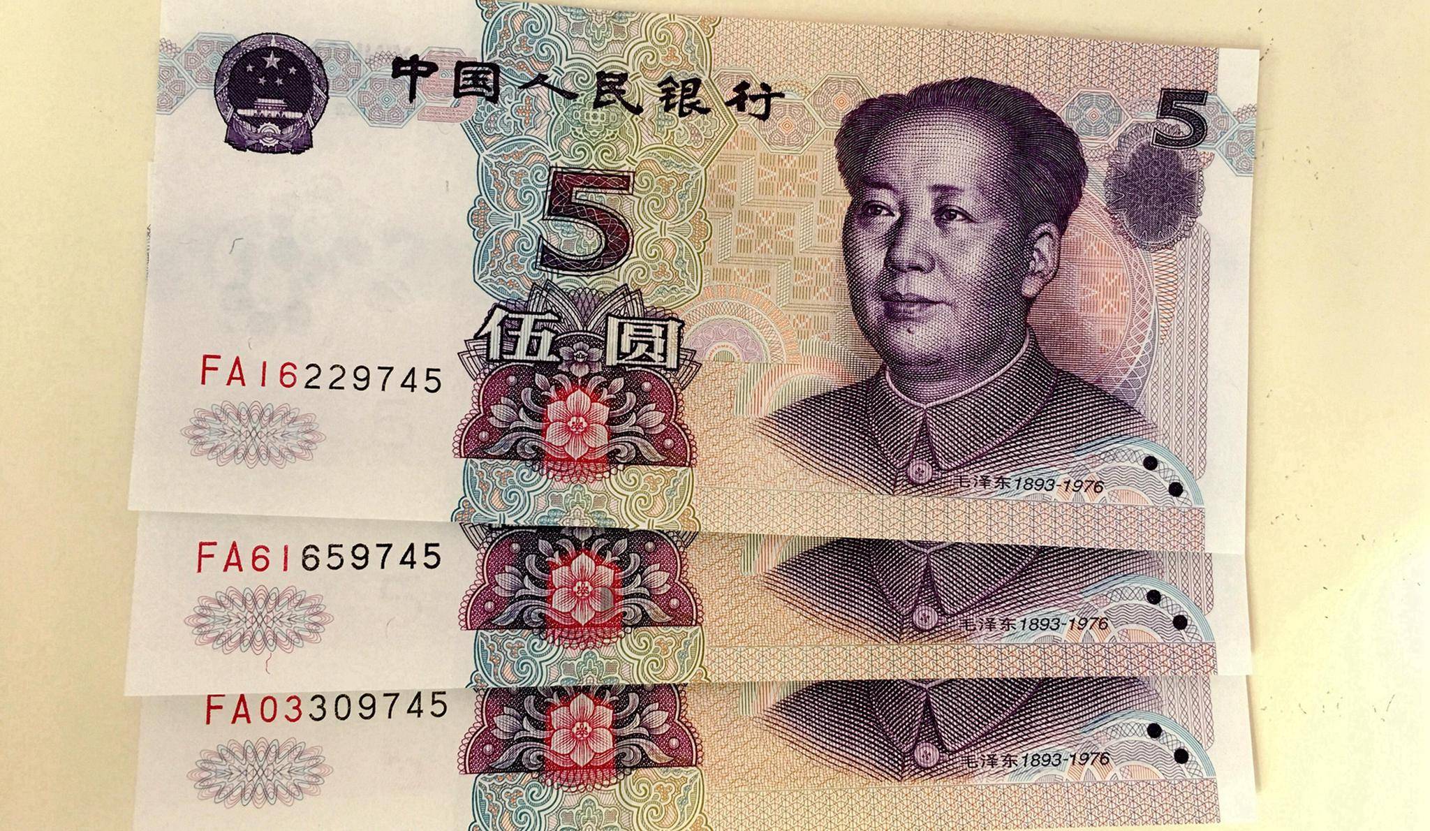 2005年5元纸币图片