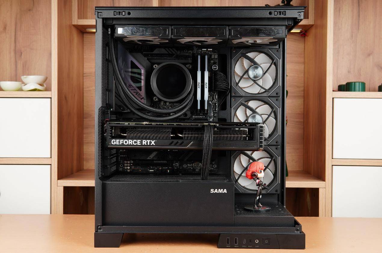 i/o面板可上置,机箱长度优化,硬盘扩展增强,先马元境界机箱_玩家_支持