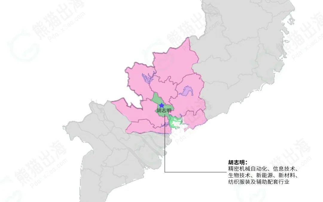 胡志明市面積略比深圳大,但人口只有深圳的一半左右,約950萬人.