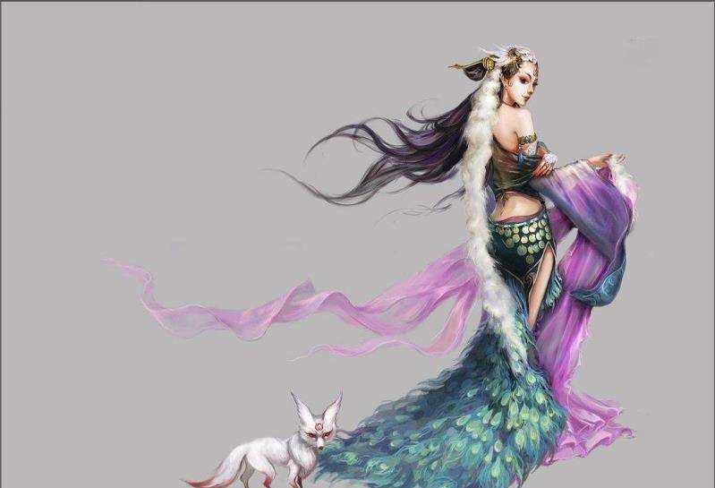 在日本本土最早的传说中,玉藻前只是作为迷惑鸟羽天皇的狐狸精的形象