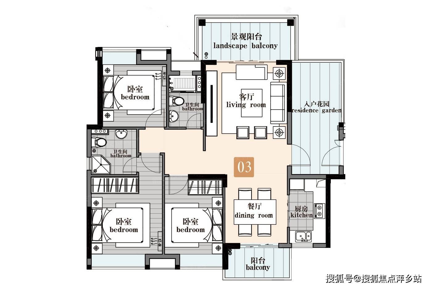 8分项目户型南沙湾·御苑楼盘位于广州南沙进港大道和港前大道交汇处