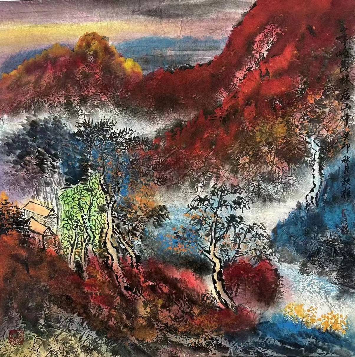 载入史册 画家田铁柱 作品永久镶嵌长城之上_中国_书法_清华美院