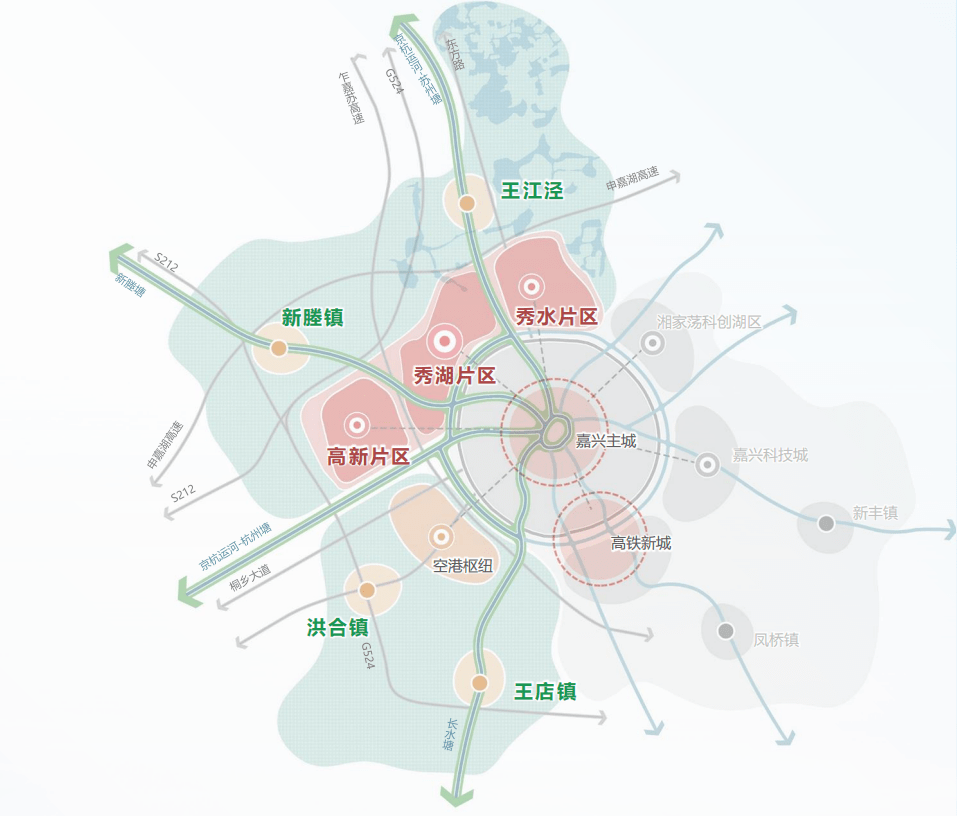 嘉兴主城扩容,千亿运河湾谋划设立,秀洲新区开启全方位提升城市能级的