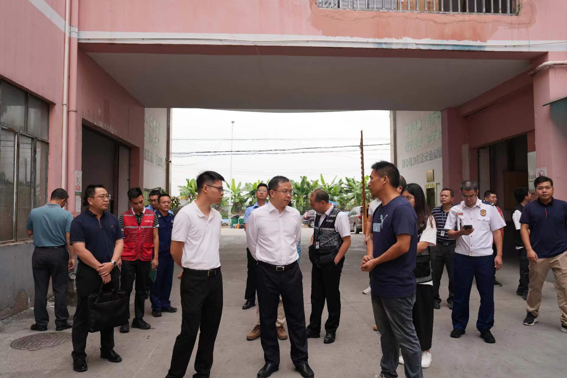 道滘镇镇长陈涛带队检查安全生产_管理_企业_东莞市