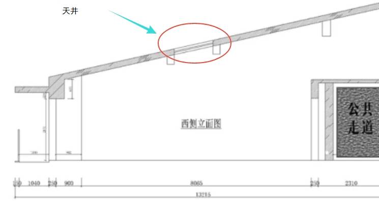 不上人屋面立面图图片