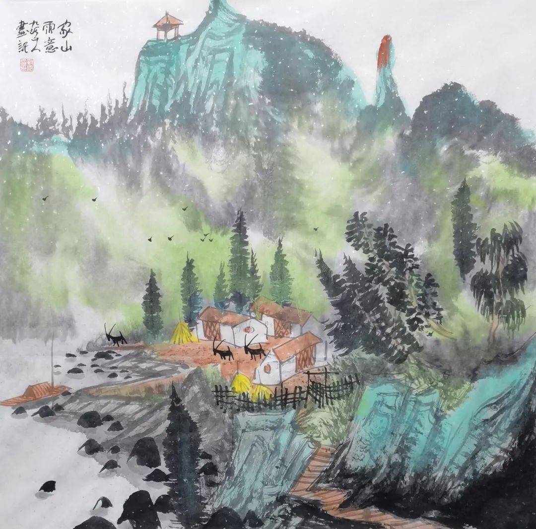 甲辰2024中国书画名家精品日历 //刘国恩