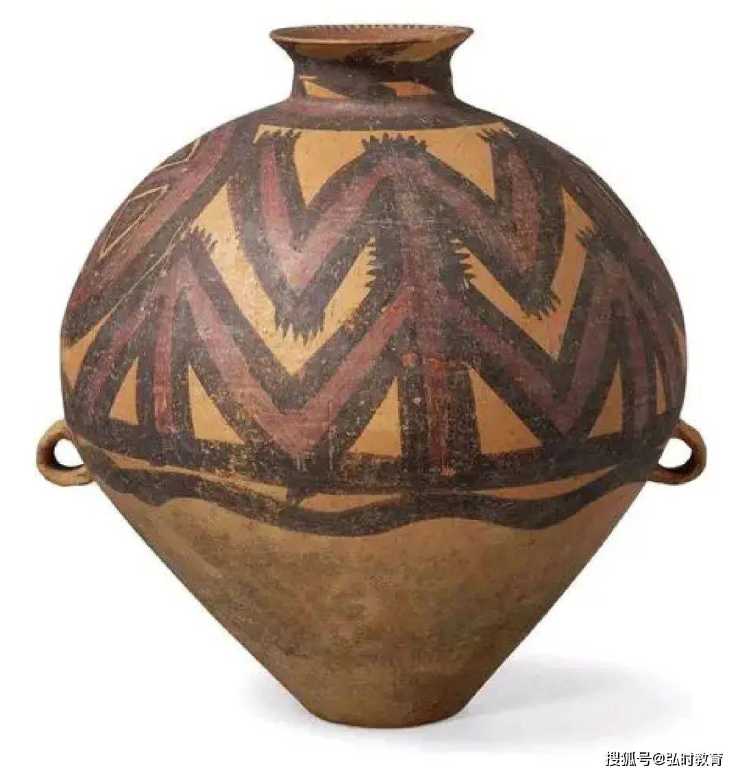 75仰韶文化彩陶上的蛙纹c.