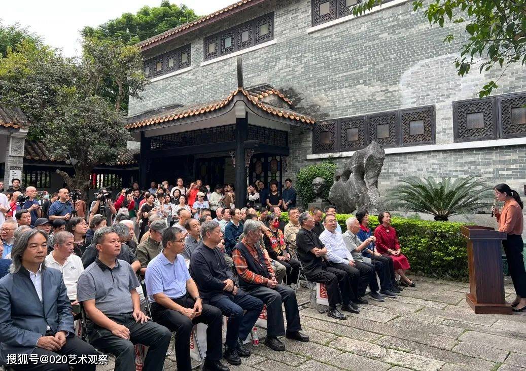 方楚雄林淑然作品展在十香园纪念馆开幕_海珠区_岭南_文化