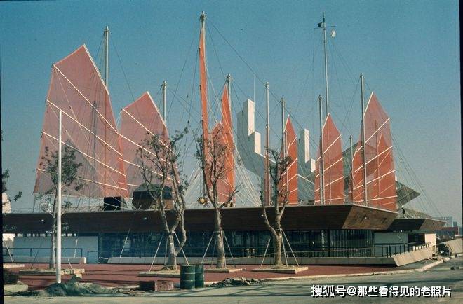 老照片 1970年日本大阪世博会 各式各样的现代化建筑
