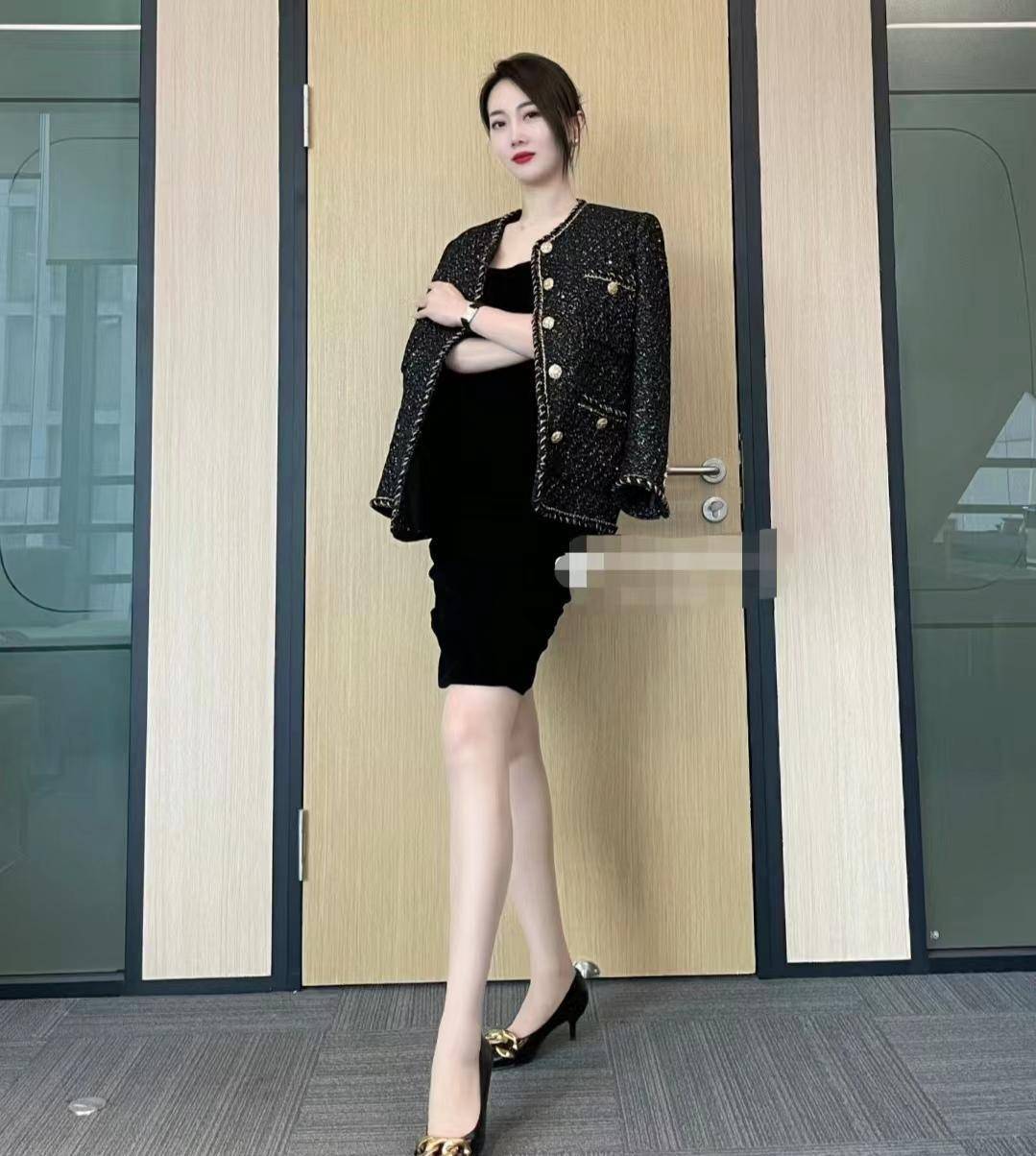 满大街都是"御姐名媛风"打扮,个个洋气好看_look_黑色_风格