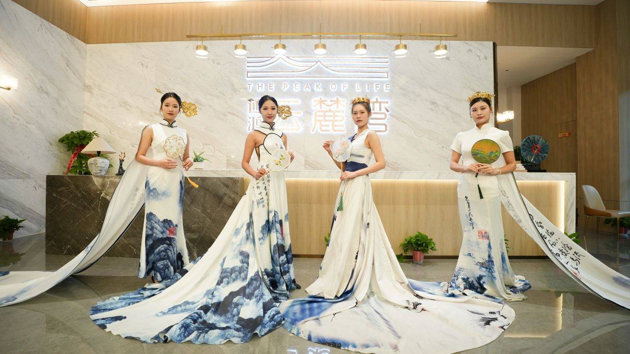 活动现场,华服模特,礼仪迎宾.美好相约  共鉴未来0