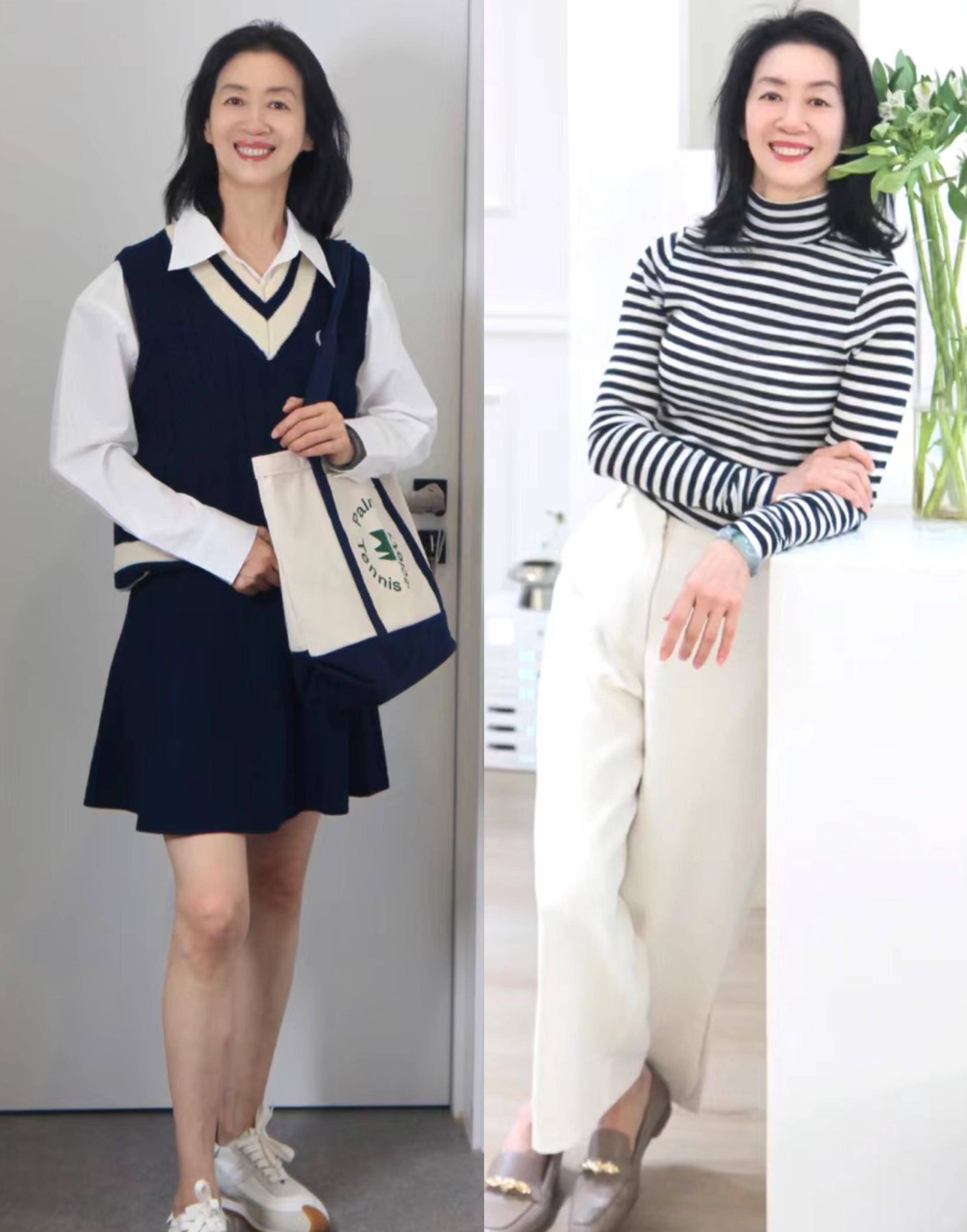 这位62岁的阿姨让我很佩服,她容貌清淡,衣着朴素,晚年依然优雅!