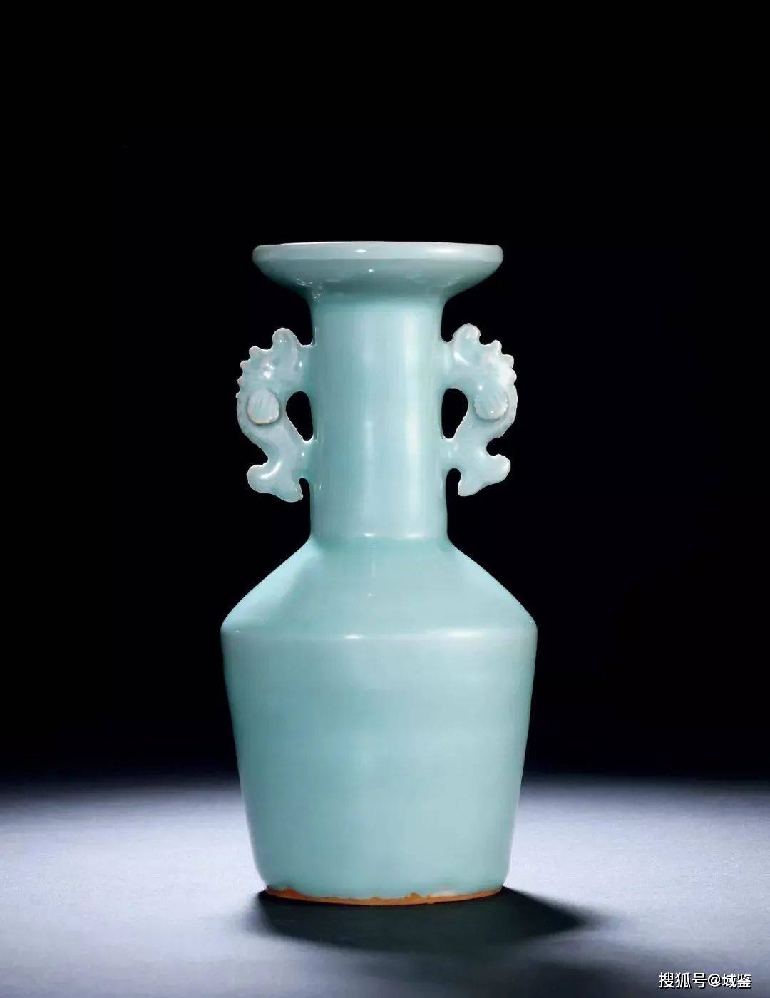 中国　窯変釉　遊環　双獣耳瓶　C　R6378F 中国 窯変釉 遊環 双獣耳瓶 C R6378F 中国 窯変釉